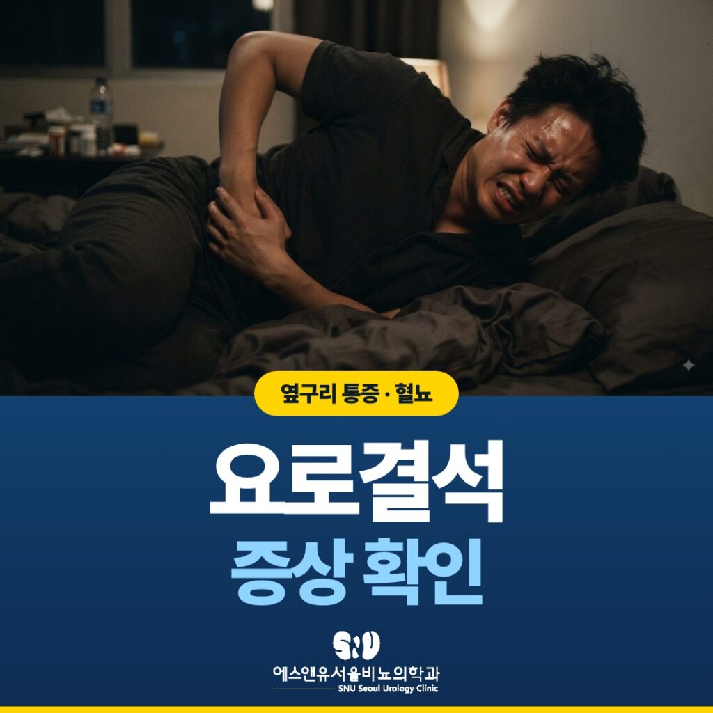 요로결석 증상, 옆구리 통증부터 혈뇨까지 - SNU서울비뇨의학과 부산점